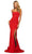 Sherri Hill - Sexy Back Strapless Trumpet Dress 53877 - 1 pc Wine In Size 0 Available CCSALE 0 / Wine