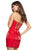 Sherri Hill - Strapless Lace-up Back Short Fitted Dress 53087 - 1 pc Red In Size 0 Available CCSALE 0 / Red
