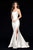 Sherri Hill - Strapless Taffeta Long Mermaid Dress With Slit 51671 CCSALE 6 / Ivory