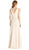 Sleeveless Cowl Neck A line Dress Evening Dressses