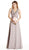 Sleeveless Cowl Neck A line Dress Dress XXS / Silver