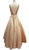 Sleeveless Embellished V-neck A-line Prom Gown Dress