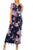 SLNY - 9171432 Floral Print V-neck Sheath Dress Evening Dresses