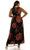 SLNY - 9471488 Floral Bateau Evening Dress Evening Dresses