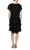 SLNY - V Neck Tiered Flounce Chiffon Dress 1175251 - 1 pc Black In Size 16 Available CCSALE 16 / Black