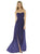 Social Bridesmaids by Dessy Strapless Gown in Midnight 8159 CCSALE 10 / Midnight