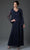 Soulmates 1602 - Embroidered Circle Skirt Three Piece Gown Mother of the Bride Dresses Navy / S