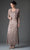 Soulmates 1603 - Soutache Lace Embroidered Dress And Jacket Gown Mother of the Bride Dresses Cocoa / S