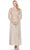 Soulmates 1901 - Soutache Lace V-Neck Long Dress Mother of the Bride Dresses Champagne / S