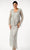 Soulmates C1060 - Three Piece Scallop Jacket Top Skirt Set Mother of the Bride Dresses Silver / S