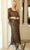Soulmates C1079 - Three Piece Wave Crochet Lace Mother Of Bride Dress Mother of the Bride Dresses Mocha / S