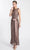 Soulmates D1312 - Crochet Sleeveless Long Dress Gown Evening Dresses Mocha / S