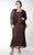 Soulmates D7069 - Hand Crochet Dress And Jacket D7069 Evening Dresses Mocha / M