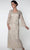 Soulmates D7107 - Hand Crochet 3/4 Bell Sleeve Three Piece Evening Gown Champagne