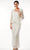 Soulmates D7107 - Hand Crochet 3/4 Bell Sleeve Three Piece Evening Gown Mother of the Bride Dresses Ivory / S