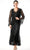 Soulmates D7155 - Heart-Shaped Neckline Dress Jacket Evening Dress Mother of the Bride Dresses Black / 1X