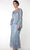 Soulmates D7155 - Heart-Shaped Neckline Dress Jacket Evening Dress Mother of the Bride Dresses Stone Blue / S
