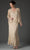 Soulmates D7156 - Beaded Crochet Evening Dress Set Mother of the Bride Dresses Champagne / S