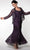 Soulmates D9130 - Three Piece Jacket Tank And High-Low Skirt Set Mother of the Bride Dresses Eggplant / S