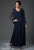 Soulmates - V-Neck Soutache Lace Formal Dress 1602 - 1 pc Navy In Size XL Available CCSALE XL / Navy