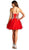 Strapless Embroidered A-line Homecoming Dress Homecoming Dresses