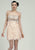 Sue Wong - N1170 Beaded Sheer Petal Sheath Cocktail Dress Special Occasion Dress