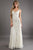 Sue Wong Sleeveless Embellished Long Dress N1118 - 1 pc Ivory in Size 6 available CCSALE