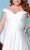 Sydney's Closet Bridal - SC5257 Off Shoulder Satin Bridal Gown Wedding Dresses