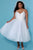 Sydney's Closet Bridal - SC5263 V-Neck Applique Bridal Dress Special Occasion Dress