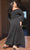 Sydney's Closet - CE2002 Off Shoulder Long Sleeves Dress Evening Dresses