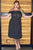 Sydney's Closet - CE2003 Polka Dot Off Shoulder A-Line Dress Wedding Guest