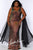 Sydney's Closet - JK2109 Sequined V Neck Dress With Detachable Sleeves Pageant Dresses 14 / Lava