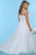 Sydney's Closet - SC5239 Appliqued V-Neck A-Line Dress Wedding Dresses