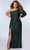 Sydney's Closet - SC7319 Asymmetric Sequin Formal Dress Prom Dresses