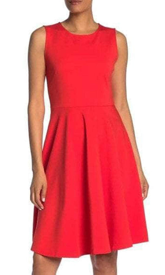 T Tahari TD901033 - Sleeveless A-Line Short Dress Special Occasion Dress