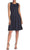 T Tahari TD901033 - Sleeveless A-Line Short Dress Special Occasion Dress 4 / Navy
