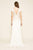 Tadashi Shoji - Basilah V-Neck Crepe Gown Wedding Dresses