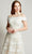 Tadashi Shoji BLA19999MD - Adriane Floral Embroidered Tea-Length Dress Special Occasion Dress