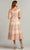 Tadashi Shoji BLA19999MD - Adriane Floral Embroidered Tea-Length Dress Special Occasion Dress