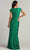 Tadashi Shoji BSW22014L - Afonso Floral Jacquard Gown Special Occasion Dress