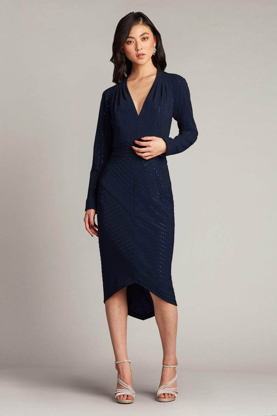 Tadashi Shoji CAF22843MD - V-Neck Long Sleeved Dress