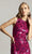 Tadashi Shoji CAI18233MX - Floral Sequined Midi Dress Cocktail Dresses
