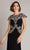 Tadashi Shoji - Cap Sleeve Formal Dress BSU21103L - 3 pc Ginseng/Black In Size 4, 10 and 12 Available CCSALE