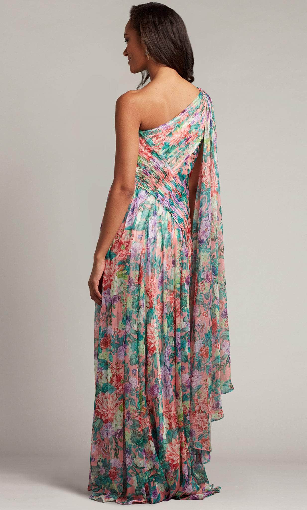 Tadashi Shoji CAZ885L - Floral Printed Airy Pleated Dress – Couture Candy