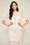 Tadashi Shoji - Embroidered Knee Length Mirabelle Dress - 1 pc Ivory/Natural In Size 14 Available CCSALE 14 / Ivory/Natural