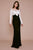Tadashi Shoji - Embroidered Long Sleeve Sheath Evening Gown - 1 pc Black/Nude In Size 8 and 1 pc Ivory/Black in Size 8 Available CCSALE