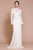 Tadashi Shoji - Long Sleeve Embroidered Bateau Wedding Dress Wedding Dresses