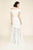 Tadashi Shoji - Off Shoulder Bridal Gown BGB19147LBR - 1 pc Ivory/Petal In Size 10 Available CCSALE 10 / Ivory/Petal