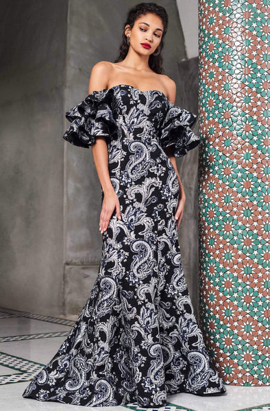 plunge neck tiered ruffle cocktail dress sho by tadashi shoji SHO by Tadashi Shoji Cocktail & Party Dresses