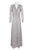 Tahari Asl - TLMU9KE769 Embellished Long Sleeve V-neck Sheath Dress Mother of the Bride Dresses